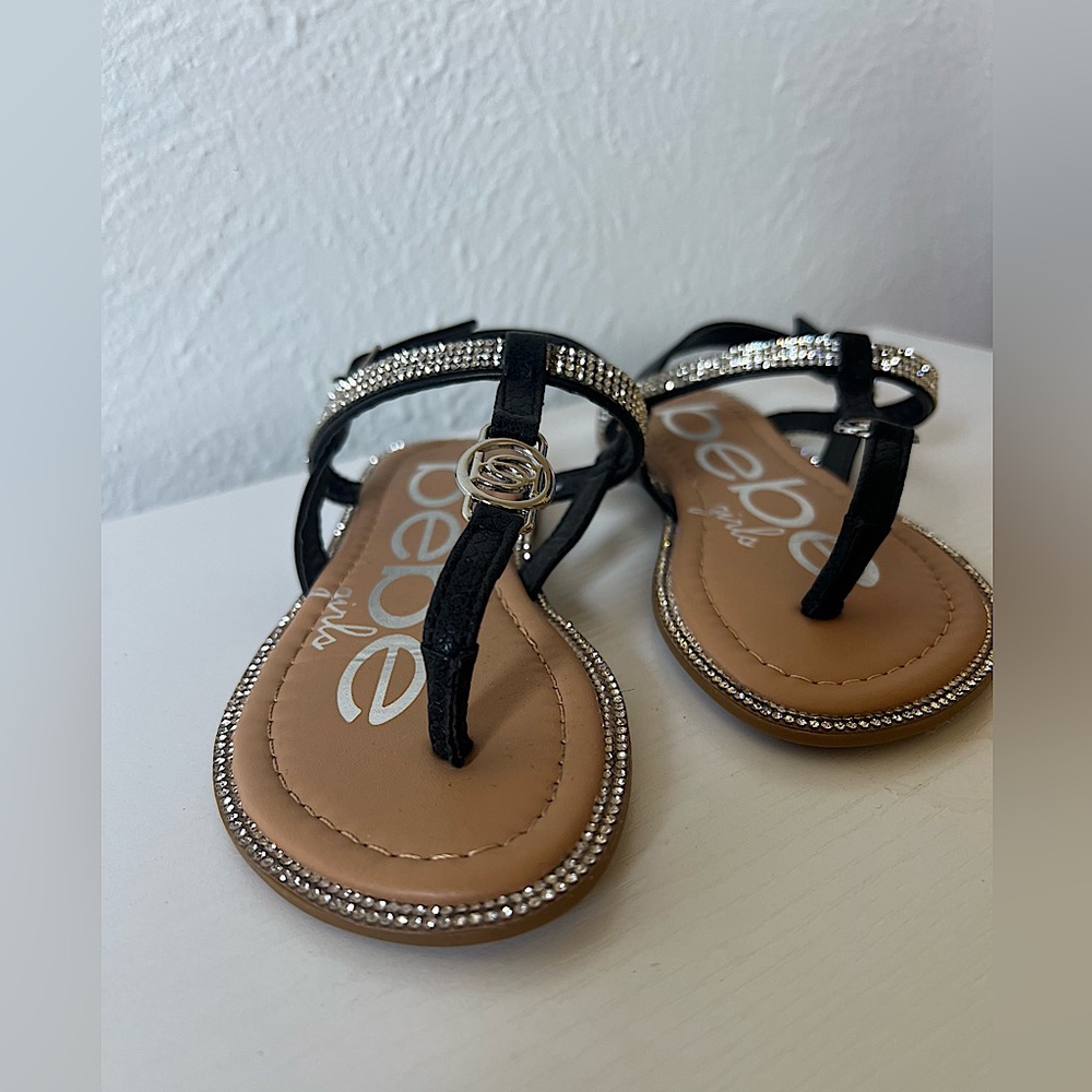 Bebe Black Sandals